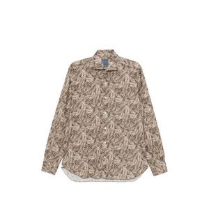 Barba Brown Shirts Men